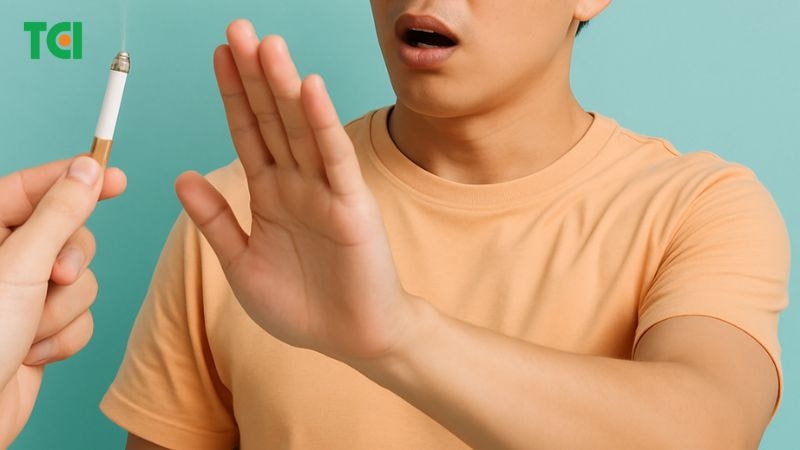 Cả hút chủ động và hít khói thuốc thụ động đều làm tăng nguy cơ mắc bệnh