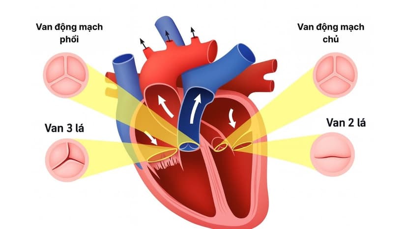 Van tim là gì? Cấu tạo, chức năng và các bệnh lý thường gặp