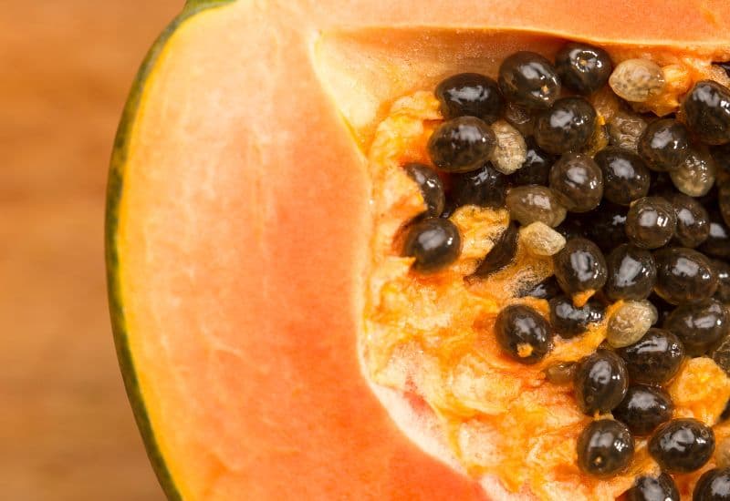 Trái cây tốt cho bà bầu 3 tháng giữa - Đu đủ chín – tăng cường tiêu hóa, tốt cho da