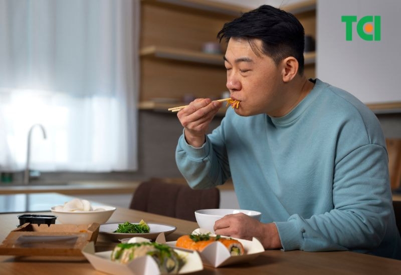 ăn cá bị hóc xương