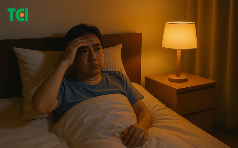 Bồn chồn khó ngủ là tình trạng