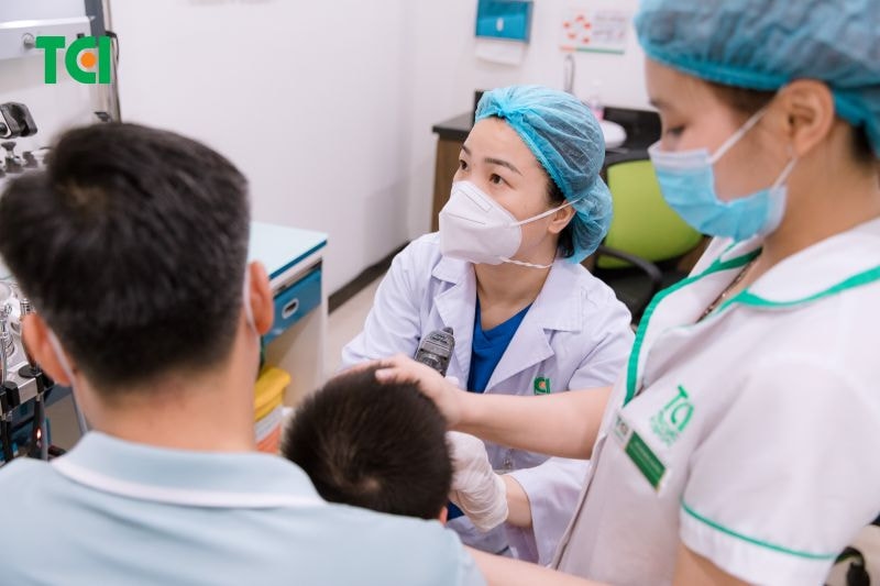 bị hóc xương cá nhỏ