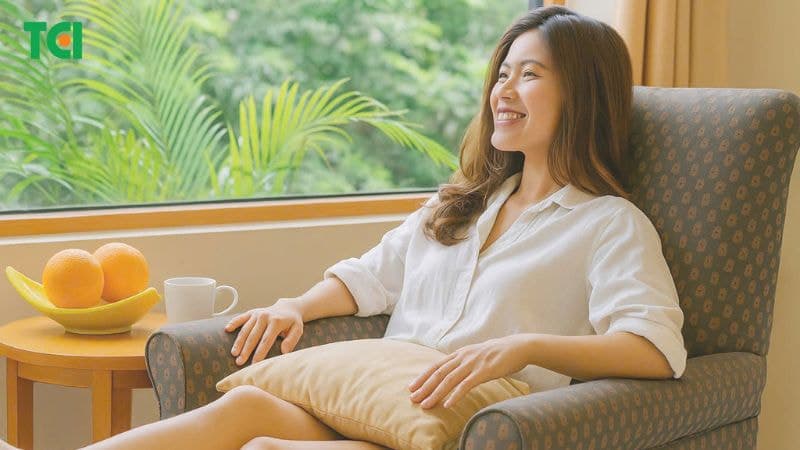 Nghỉ ngơi tốt giúp người bệnh nhanh chóng phục hồi và hạn chế biến chứng