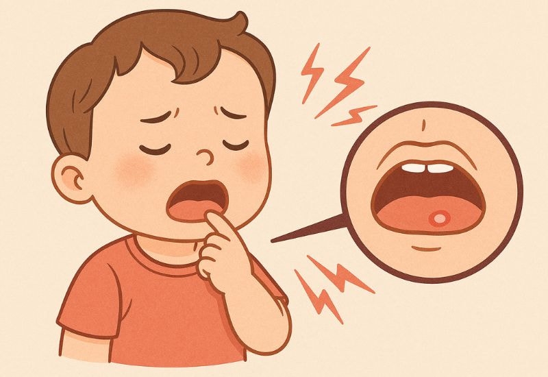 Chăm sóc trẻ bị nhiệt miệng đúng cách đóng vai trò quan trọng giúp bé nhanh hồi phục và ăn uống tốt trở lại.