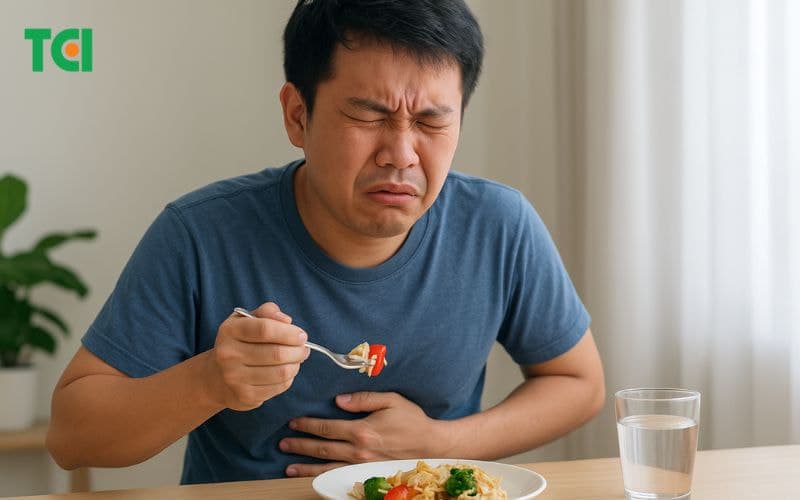 Bị trào ngược cần cẩn trọng việc ăn uống