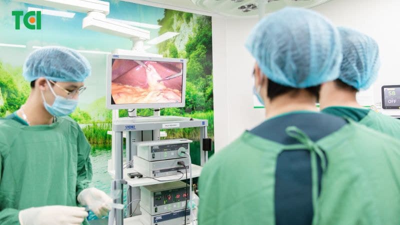 Cắt túi mật nội soi tại Thu Cúc TCI
