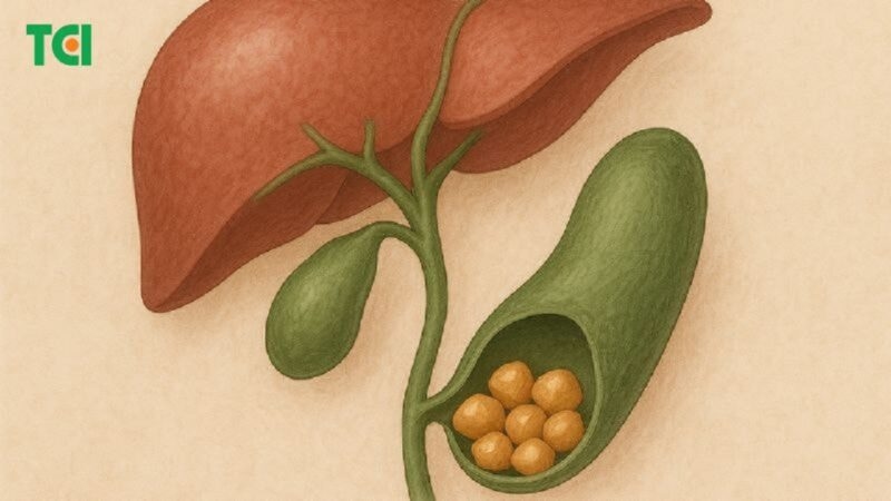 Nguyên nhân phổ biến nhất của viêm túi mật cấp là do sỏi hình thành