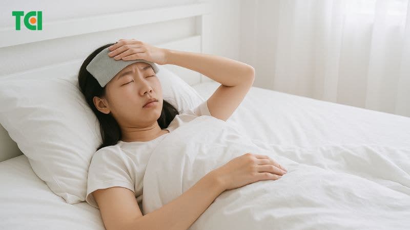 Khi viêm ruột thừa chuyển sang giai đoạn nặng, có thể kèm sốt cao, lạnh run, nhịp tim tăng nhanh