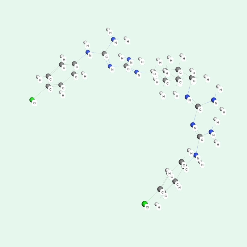 Chlorhexidine được dùng để làm sạch các vết thương nông như trầy xước, bỏng nhẹ hoặc vết cắt nhỏ