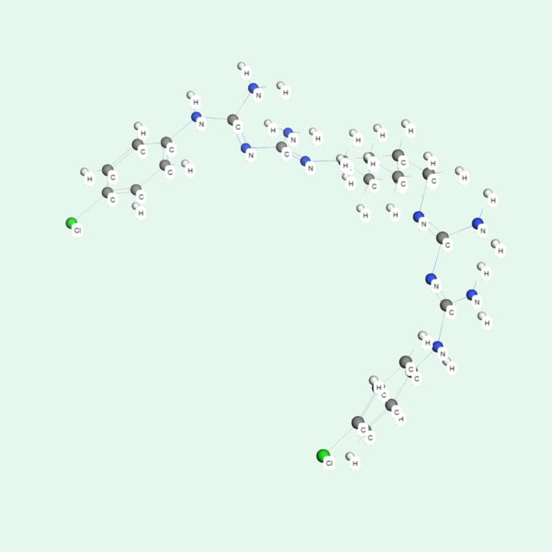 Chlorhexidine được dùng để làm sạch các vết thương nông như trầy xước, bỏng nhẹ hoặc vết cắt nhỏ