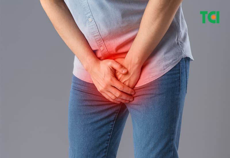 Dương vật bị đau sau khi quan hệ do bao quy đầu dài quá mức bình thường.