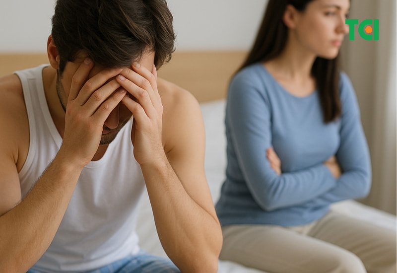 Nam giới nên vệ sinh cơ thể sạch sẽ để ngăn vi khuẩn phát triển quá mức, tránh lây nhiễm bệnh cho bạn tình.