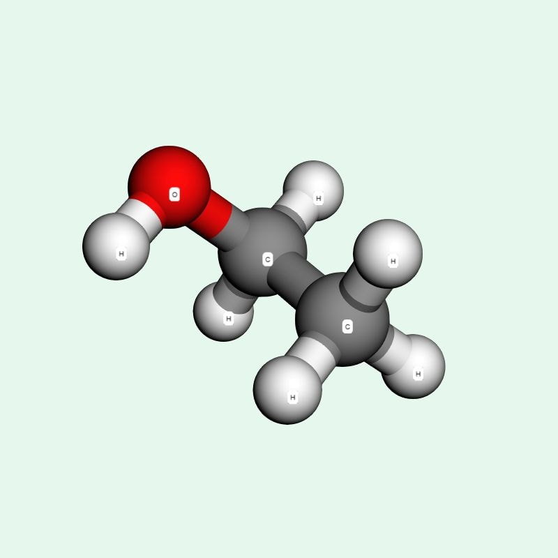 Ethanol là một hợp chất hữu cơ thuộc nhóm rượu.