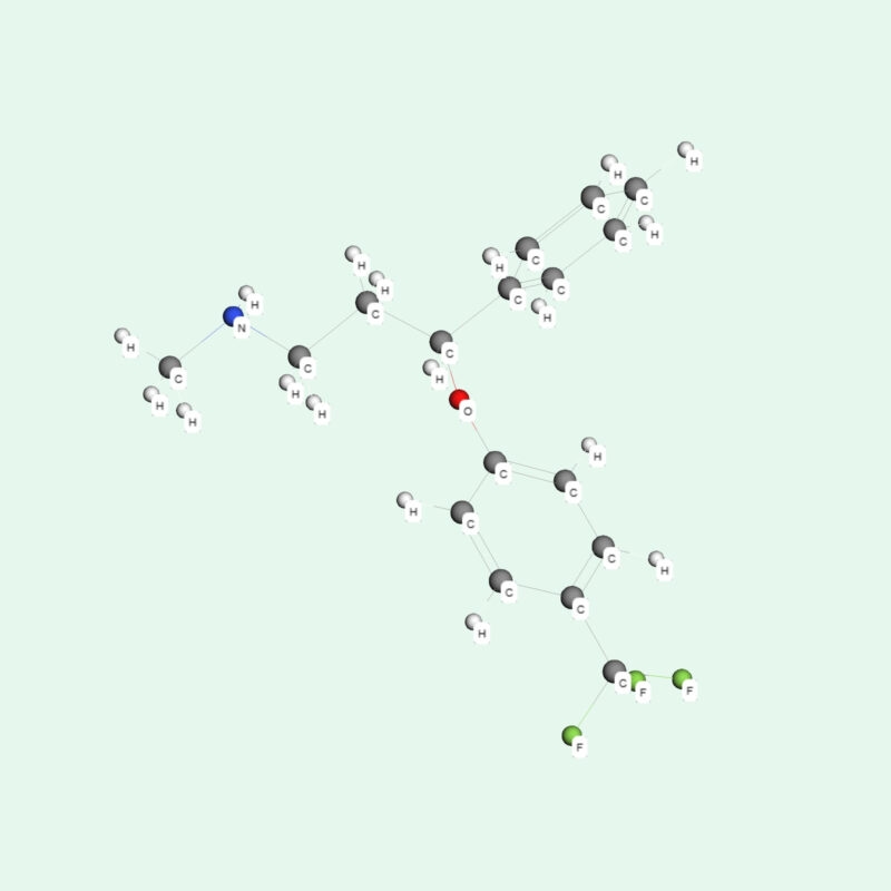 Fluoxetine thuộc nhóm hợp chất ức chế tái hấp thu serotonin có chọn lọc (SSRI)