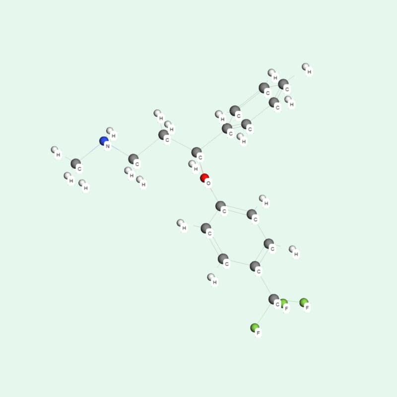 Fluoxetine thuộc nhóm hợp chất ức chế tái hấp thu serotonin có chọn lọc (SSRI)