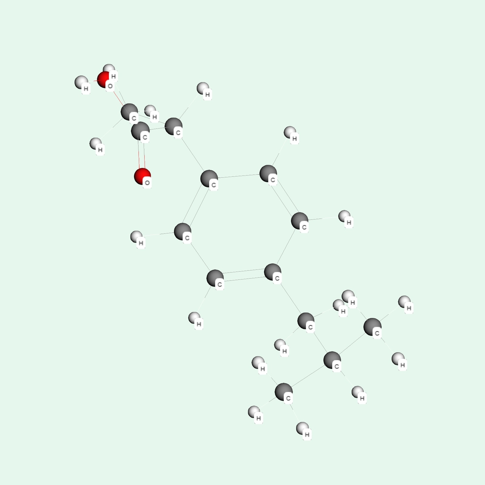 Ibuprofen là một hợp chất thuộc nhóm kháng viêm không steroid (NSAID)