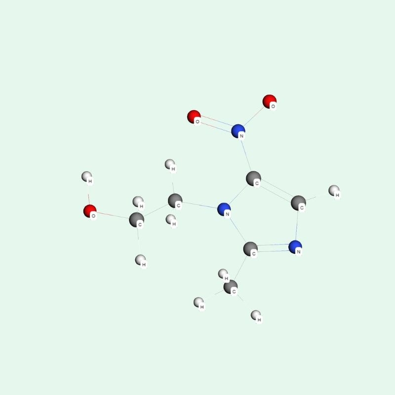 Metronidazole có tác dụng điều trị nhiễm trùng do động vật nguyên sinh.