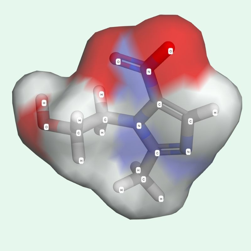 Metronidazole thuộc nhóm dẫn chất 5-nitroimidazol, được biết đến với khả năng tiêu diệt vi khuẩn kỵ khí