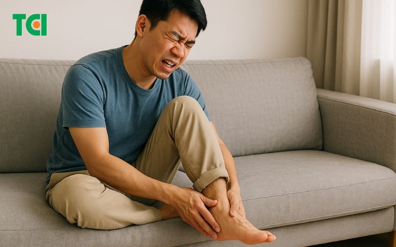 Đau cổ chân nhưng không sưng là tình trạng gì?