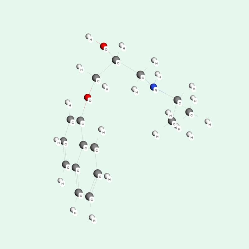 Propranolol thuộc nhóm các hợp chất chẹn beta-adrenergic không chọn lọc