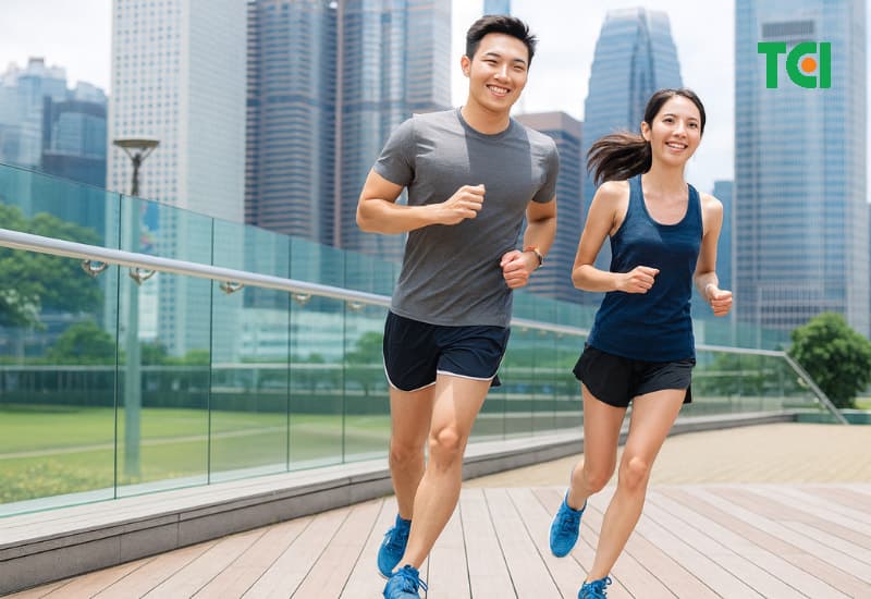 Tăng cường thể dục thể thao hàng ngày giúp tăng lưu thông dịch mật.