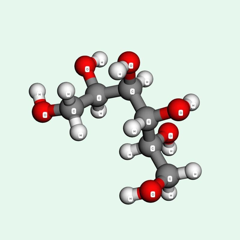 Sorbitol thuộc nhóm rượu đường (polyol)