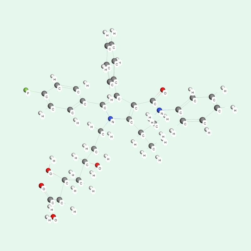 Atorvastatin thuộc nhóm chất điều chỉnh lipid, hoạt động bằng cách ức chế enzym HMG-CoA reductase – một bước then chốt trong quá trình tổng hợp cholesterol tại gan.