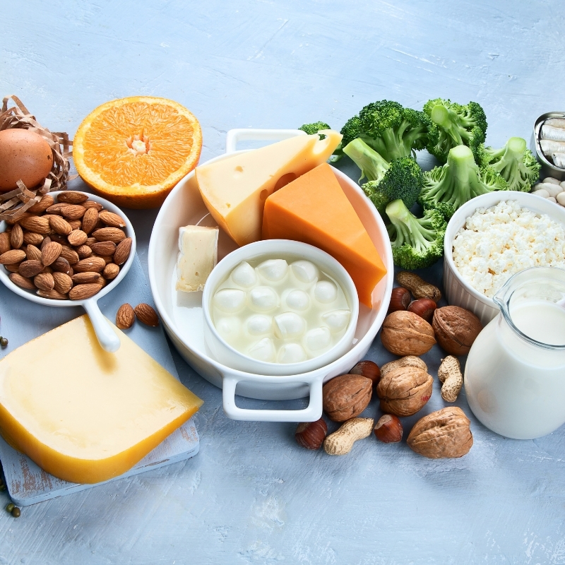 thực phẩm chứa canxi