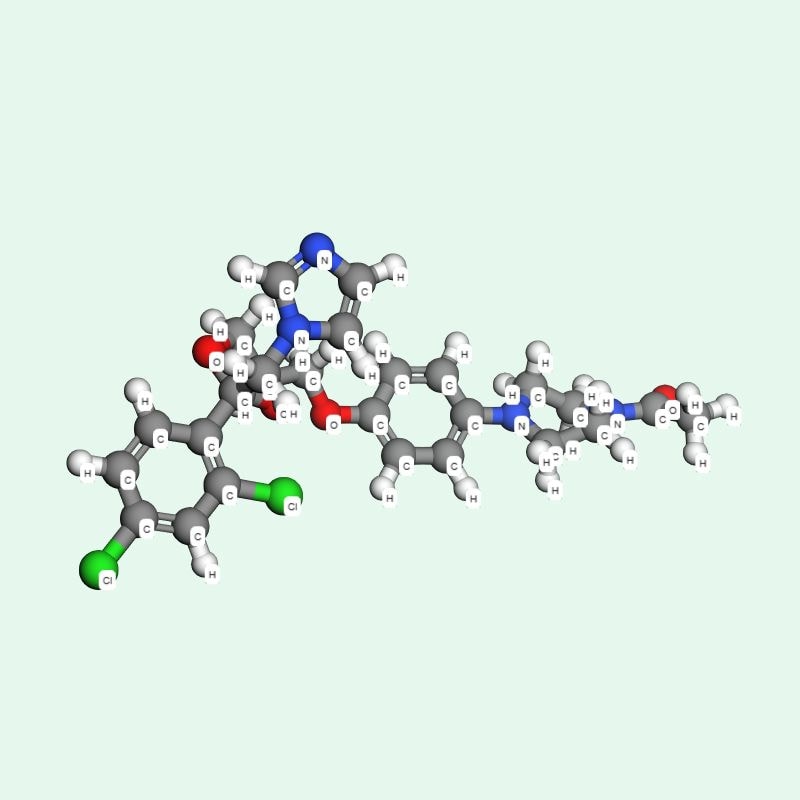 Cơ chế chính của hoạt chất này là can thiệp vào quá trình tổng hợp ergosterol