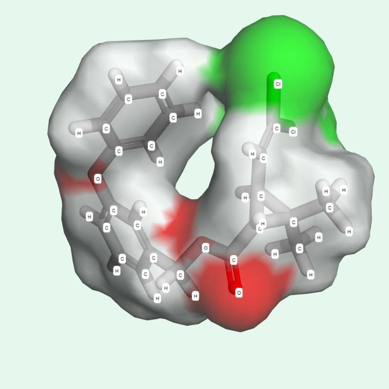 Permethrin là một hợp chất tổng hợp thuộc nhóm pyrethroid – dẫn xuất nhân tạo của pyrethrin, vốn có nguồn gốc tự nhiên từ hoa cúc.