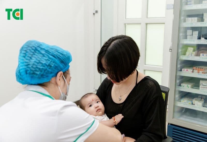 Tại TCI, quy trình tiêm được thực hiện theo tiêu chuẩn an toàn của Bộ Y tế.