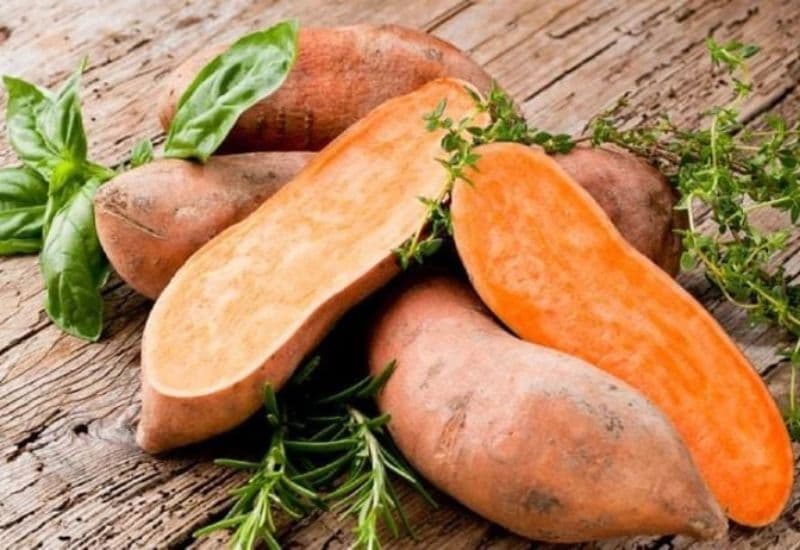 khoai lang có trị táo bón không