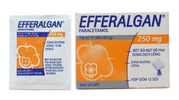 Sốt xuất huyết uống Efferalgan được không?