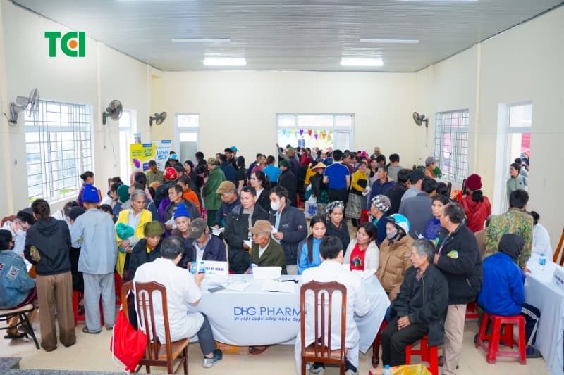 TCI phối hợp khám bệnh cho người dân tại Quảng Trị