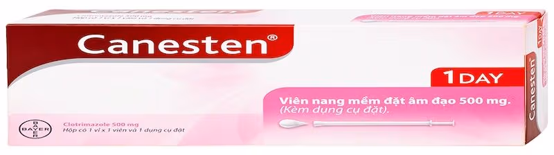 thuốc đặt clotrimazole 500mg