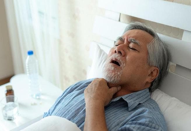 suy hô hấp ở người già