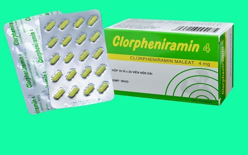 thuốc kháng histamin clorpheniramin
