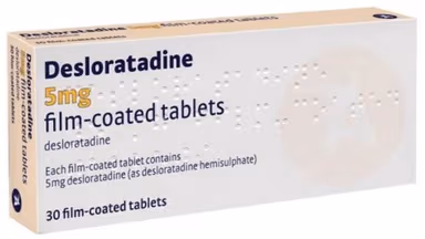 Thuốc kháng histamin thế hệ 3 Desloratadine