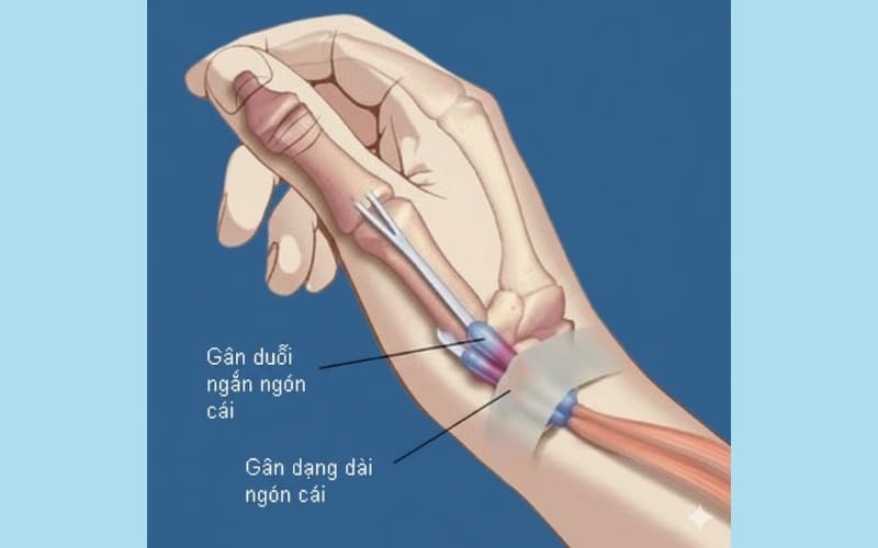 giải phẫu gân duỗi cổ tay