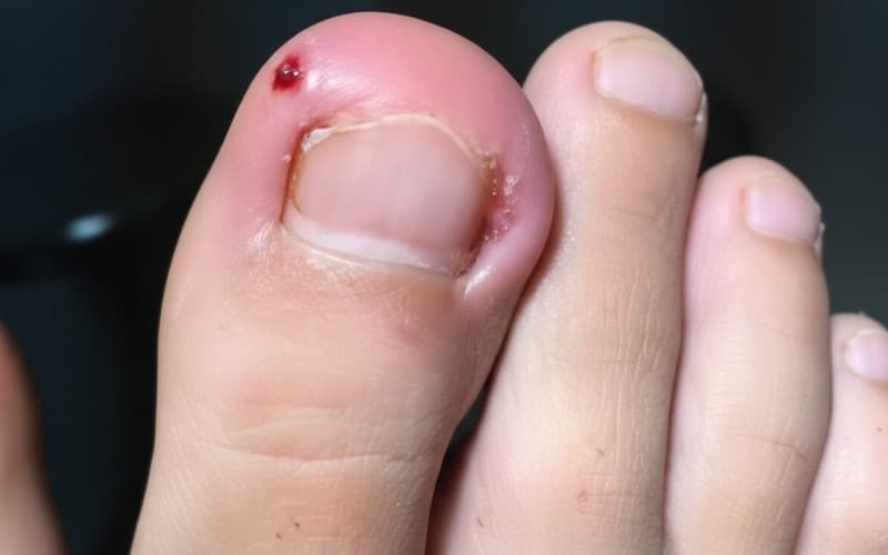 hình ảnh móng chọc thịt