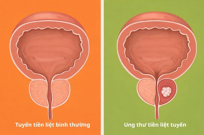 phì đại tuyến tiền liệt có gây ung thư không