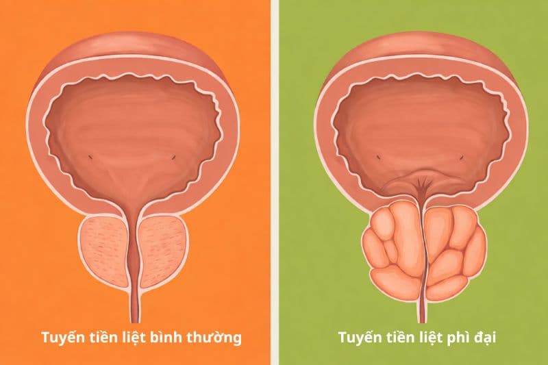 phì đại tuyến tiền liệt có gây ung thư không