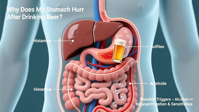 Vì sao bị rối loạn tiêu hóa sau khi uống bia?