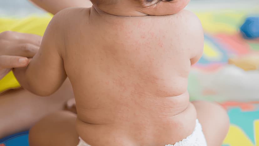 Trẻ em bị phát ban nhưng không sốt, vì sao?