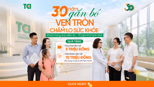 Thu Cúc TCI gửi tặng hàng triệu khách hàng chương trình chăm sóc sức khỏe đặc biệt nhân dịp 30 năm đồng hành