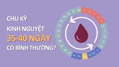 Chu kỳ kinh nguyệt 35-40 ngày có bình thường không?