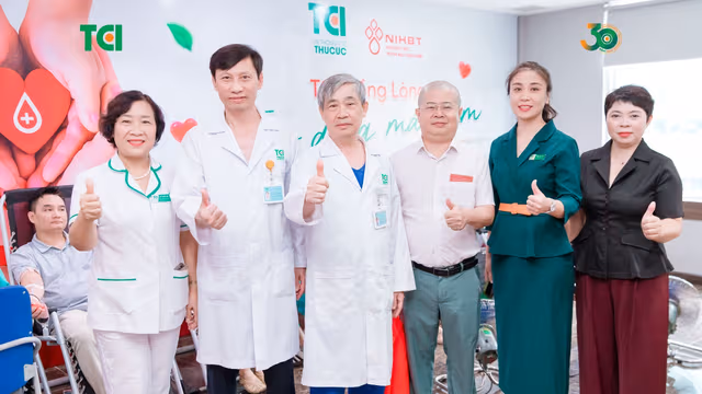 Hiến máu tình nguyện – Thu Cúc TCI đồng lòng trao dòng máu ấm 2026