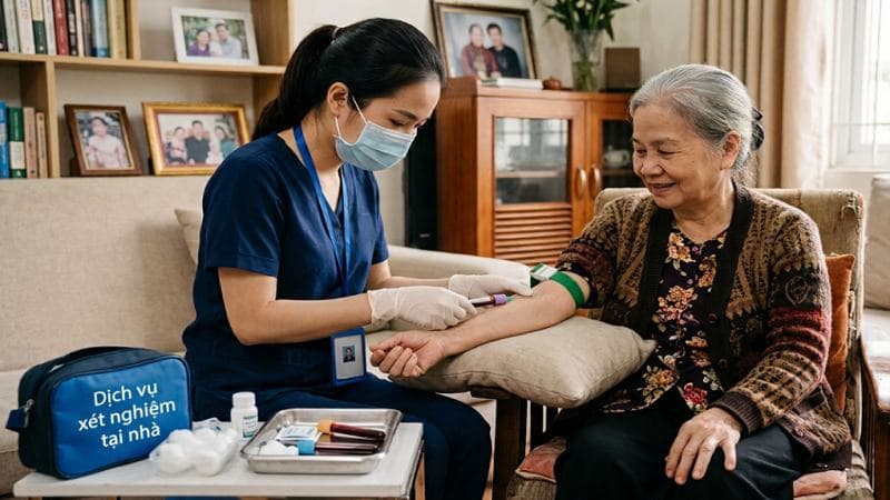 Địa chỉ cung cấp dịch vụ xét nghiệm tại nhà ở Cầu Giấy uy tín