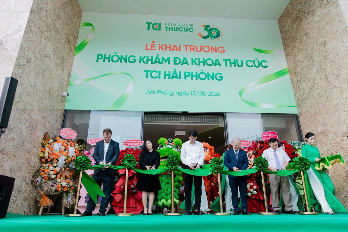 Lễ khai trương Phòng khám Đa khoa Thu Cúc TCI Hải Phòng ngày 15/8/2026