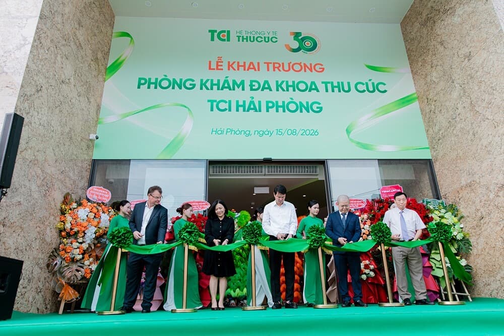 Phòng khám Đa khoa Thu Cúc TCI Hải Phòng chính thức đi vào hoạt động, mở rộng mạng lưới chăm sóc sức khỏe của Hệ thống Y tế Thu Cúc TCI